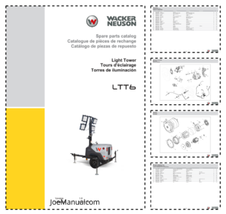 Wacker Neuson LTT6 Light Tower Parts Catalog v1.0