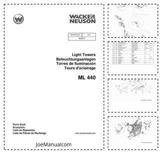 Wacker Neuson ML 440 Light Towers Parts Catalog v100