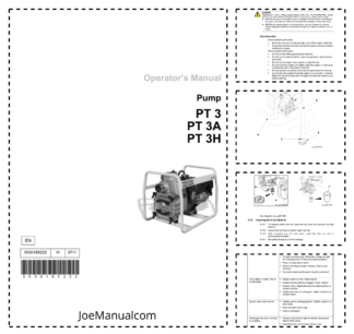Wacker Neuson PT 3 PT3A PT3H Pump Operators Manual v11