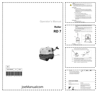 Wacker Neuson RD 7 Roller Operators Manual v18