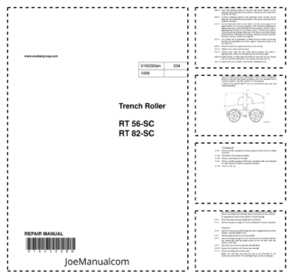 Wacker Neuson RT 56-SC RT 82-SC Trench Roller Repair Manual v004