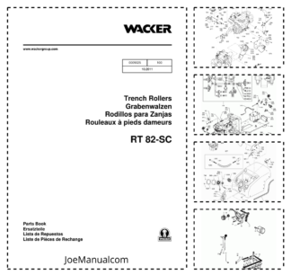 Wacker Neuson RT 82-SC Trench Rollers Parts Catalog v100