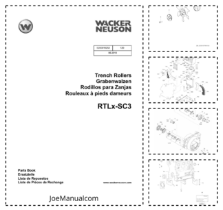 Wacker Neuson RTLx-SC3 Trench Rollers Parts Catalog v120
