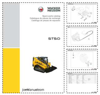 Wacker Neuson ST50 Track Loader Parts Catalog
