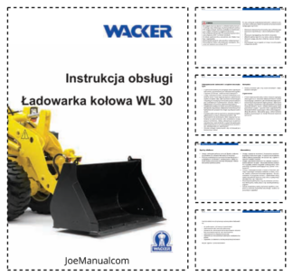 Wacker Neuson WL 30 Wheel Loader Operation Manual PL