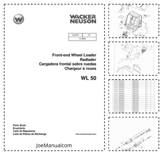 Wacker Neuson WL 50 Pront-end Wheel Loader Parts Catalog v101