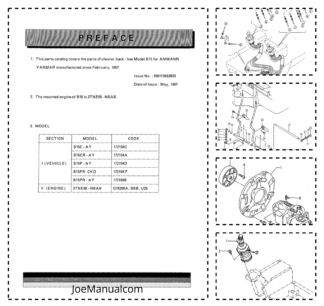 Yanmar B15 Ammann Excavator Parts Catalog Electrical Wiring Diagram