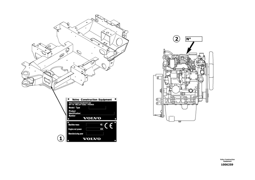 Volvo EC13 Type 600 XR XTV Excavator Parts Catalog - Image 8