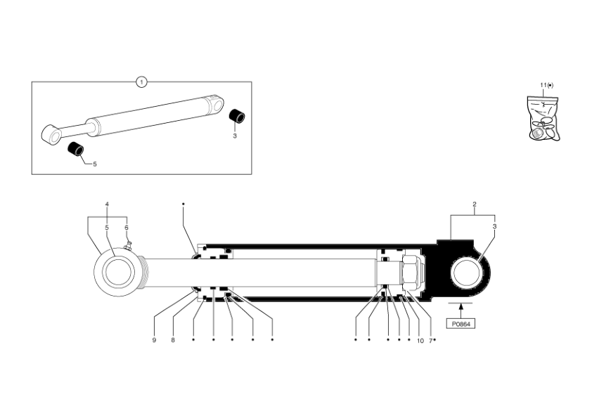 Volvo EC20B Type 272 XT XTV Excavator Parts Catalog - Image 17