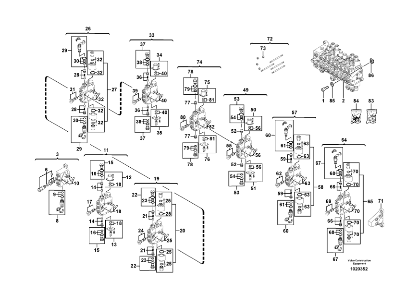 Volvo EC25 Type 281 Excavator Parts Catalog - Image 13