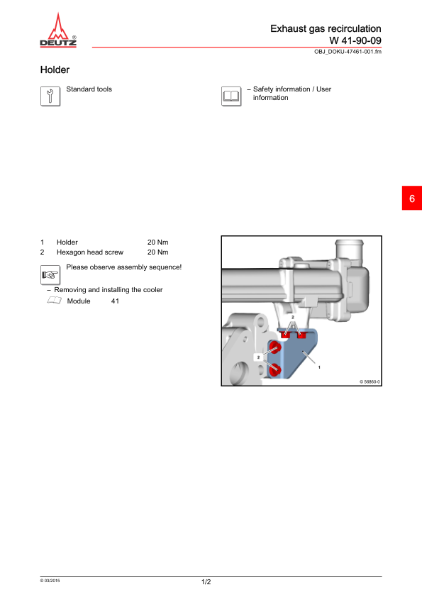 Deutz TD TCD 3.6 L4 EU Stage IV Tier 4 Engine lvl 2 Workshop Manual 03124399 - Image 9