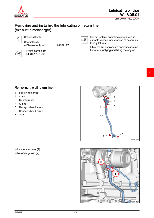 Deutz TD TCD 3.6 L4 EU Stage IV Tier 4 Engine lvl 2 Workshop Manual 03124399 - Image 7