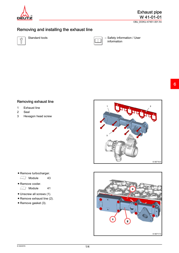 Deutz TD TCD 3.6 L4 EU Stage IV Tier 4 Engine lvl 2 Workshop Manual 03124399 - Image 8
