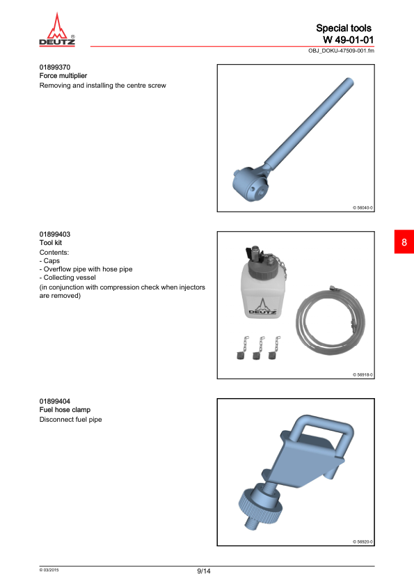 Deutz TD TCD 3.6 L4 EU Stage IV Tier 4 Engine lvl 2 Workshop Manual 03124399 - Image 12