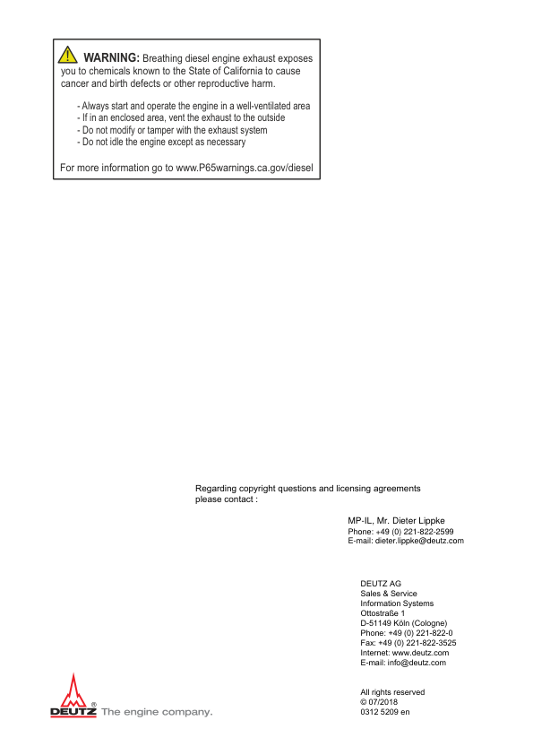 Deutz TD TCD 3.6 L4 EU Stage IV V Tier 4 Engine lvl 2 Workshop Manual 03125209 - Image 6