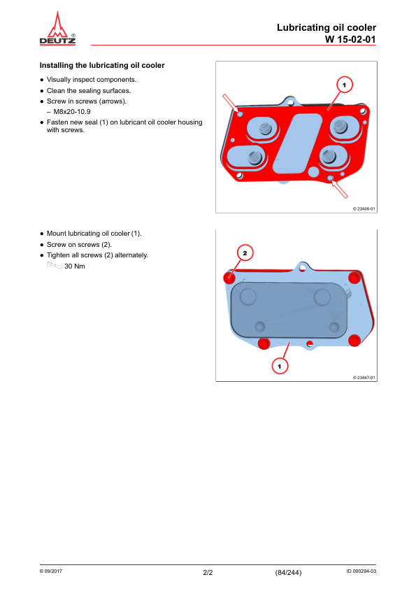 Deutz TD TCD 3.6 L4 EU Stage IV V Tier 4 Engine lvl 2 Workshop Manual 03125209 - Image 20
