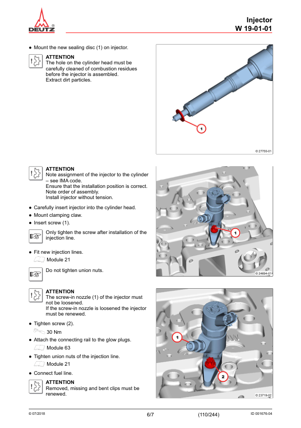 Deutz TD TCD 3.6 L4 EU Stage IV V Tier 4 Engine lvl 2 Workshop Manual 03125209 - Image 14