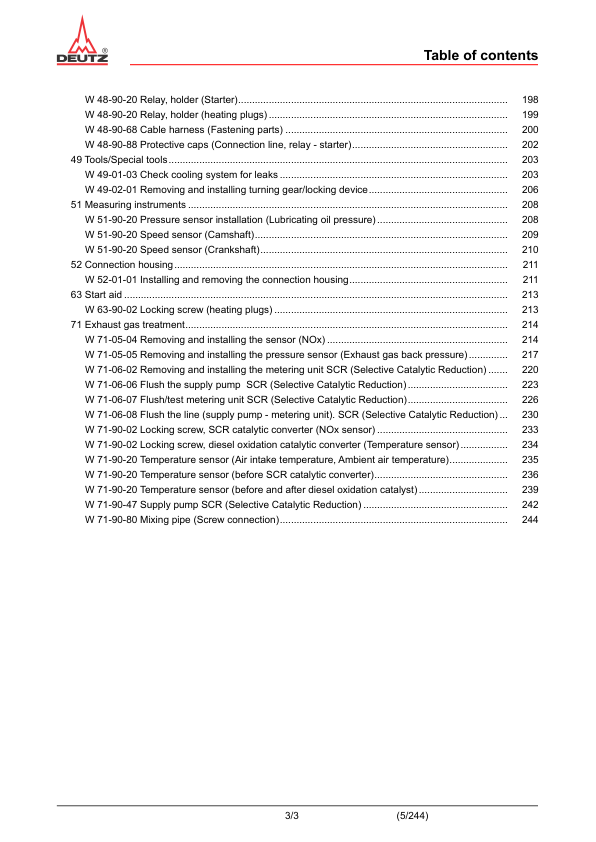 Deutz TD TCD 3.6 L4 EU Stage IV V Tier 4 Engine lvl 2 Workshop Manual 03125209 - Image 9