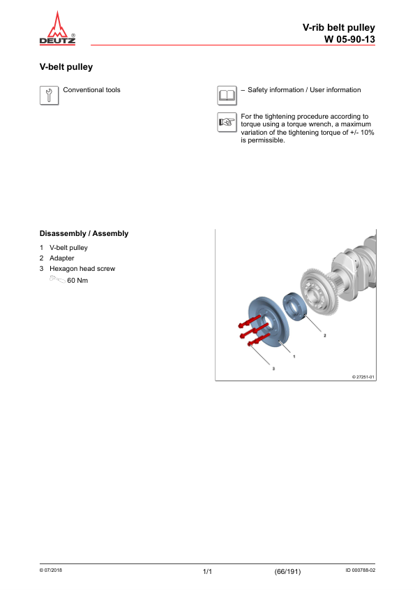 Deutz TD TCD 3.6 L4 EU Stage V Tier 4 Engine lvl 2 Workshop Manual 03125191 - Image 19
