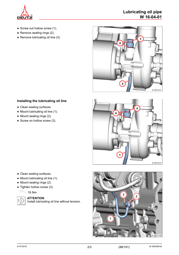 Deutz TD TCD 3.6 L4 EU Stage V Tier 4 Engine lvl 2 Workshop Manual 03125191 - Image 20