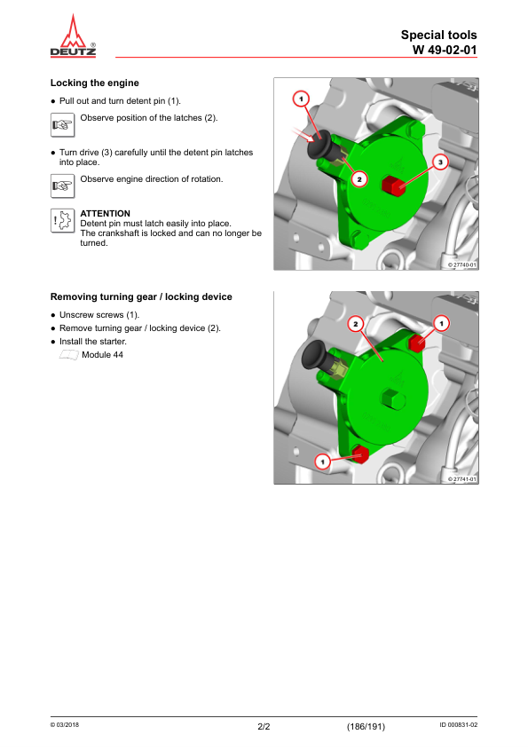 Deutz TD TCD 3.6 L4 EU Stage V Tier 4 Engine lvl 2 Workshop Manual 03125191 - Image 17