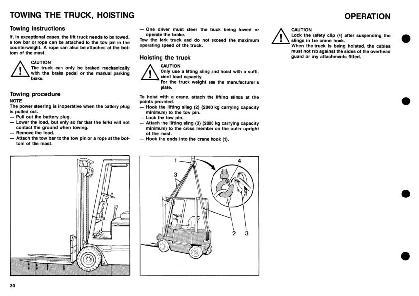 Linde E15C E16P E18P E18Z Type 322 Forklift Operators Manual from serie 9-92 - Image 12