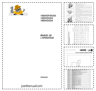 AUSA 150 120 108 DH DF DG DA Dumper Operators Manual FR