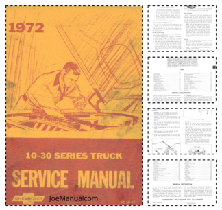 Chevrolet 10-30 Series Truck Service Manual 1972
