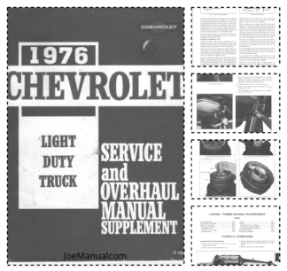 Chevrolet Light Duty Truck 1976 Service Manual