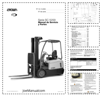 Crown Series SC 5200 Forklift Parts Catalog ES