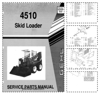 GEHL 4510 Skidsteer Parts Catalog
