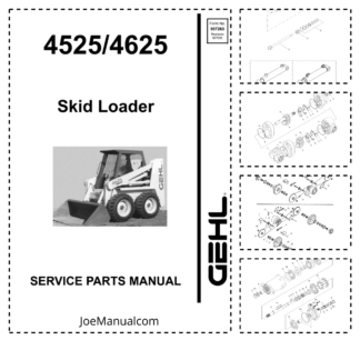 GEHL 4525 4625 Skidsteer Parts Catalog