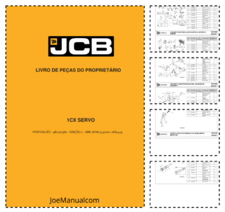 JCB 1CX Servo Backhoe Loader Parts Catalog 9820/0360-2 SN M1743000-2681425 PT