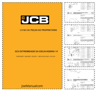JCB 3CX Backhoe Loader Parts Catalog SN M1918307-2675100 PT