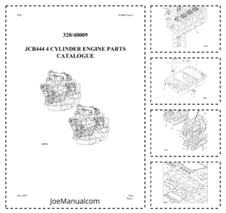 JCB 444 Diesel Engine Parts Catalog 320-40009
