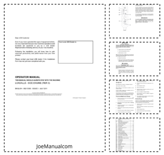 JCB 531-70 Loadall Tier 3 Operators Manual 9821/0300-3