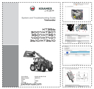 Kramer KT356 3007 KT307 3507 KT357 4007 KT407 3610 KT3510 Telehandlerr System and Troubleshoting Manual v1