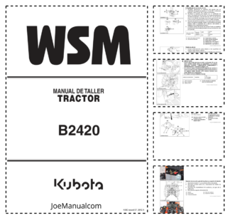 Kubota B2420 Tractor Workshop Manual ES