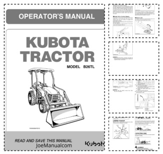 Kubota B26TL Tractor Operators Manual v2