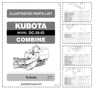 Kubota DC-35-ID Combine Parts Catalog