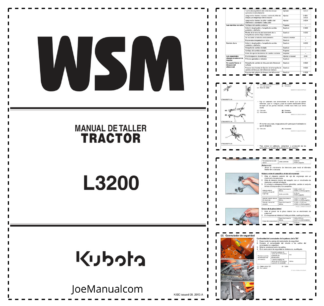 Kubota L3200 Tractor Workshop Manual ES