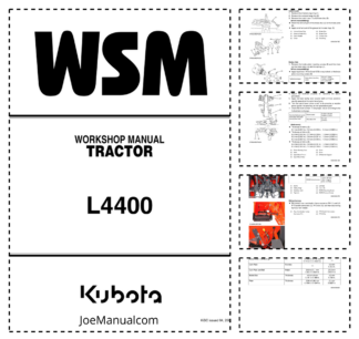 Kubota L4400 Tractor Workshop Manual