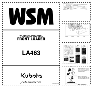 Kubota LA463 Front Loader Workshop Manual