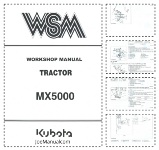 Kubota MX5000 Tractor Workshop Manual