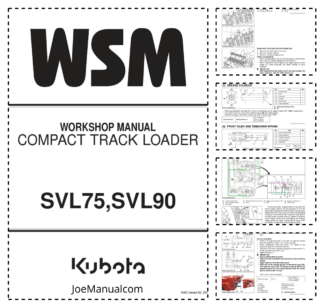 Kubota SVL75 SVL90 Compact Track Loader Workshop Manual