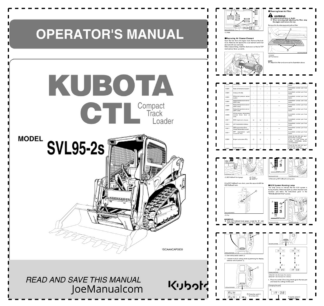 Kubota SVL95-2s Compact Track Loader Operators Manual