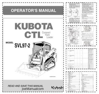 Kubota SVL97-2 Compact Track Loader Operators Manual