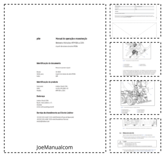 Liebher HTM 504 1204 Concrete Mixing Truck Operators Manual PT
