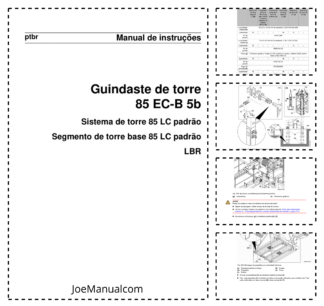 Liebherr 85 EC-5 5b Crane Operators Manual PT
