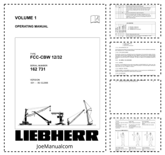 Liebherr FCC-CBW 12-32 Crane Operators Manual SN 162731